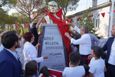 Hacıveliler K&ouml;y&uuml;&rsquo;ne Atat&uuml;rk B&uuml;st&uuml;