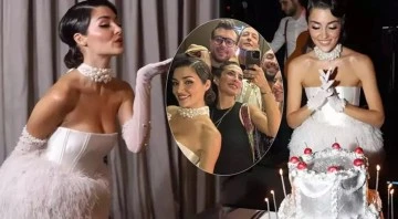 Hande Er&ccedil;el tarzı ve g&uuml;zelliği ile kıskandırdı 