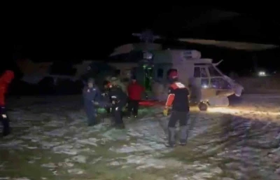 Hasan Dağı&rsquo;nda mahsur kalan &ouml;ğrenciler helikopterle kurtarıldı