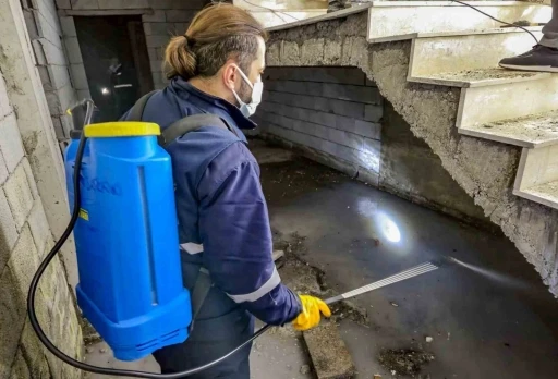 Haşerelere karşı kapsamlı kışlak &ccedil;alışması başlatıldı
