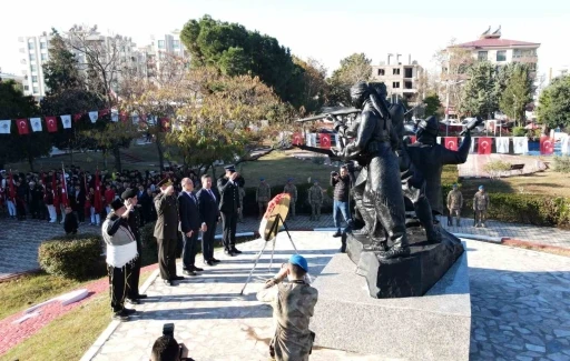 Hatay&rsquo;da Milli M&uuml;cadelede İlk Kurşun&rsquo;un atılışının 106&rsquo;ncı yıl d&ouml;n&uuml;m&uuml;
