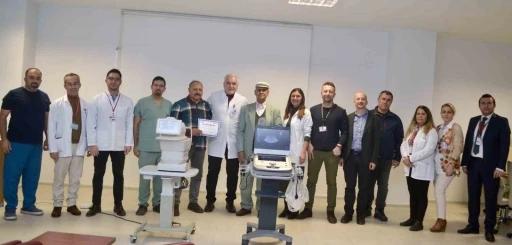 Hayırsever K&ouml;roğlu &ccedil;iftinden Muğla EAH&rsquo;a cihaz bağışı
