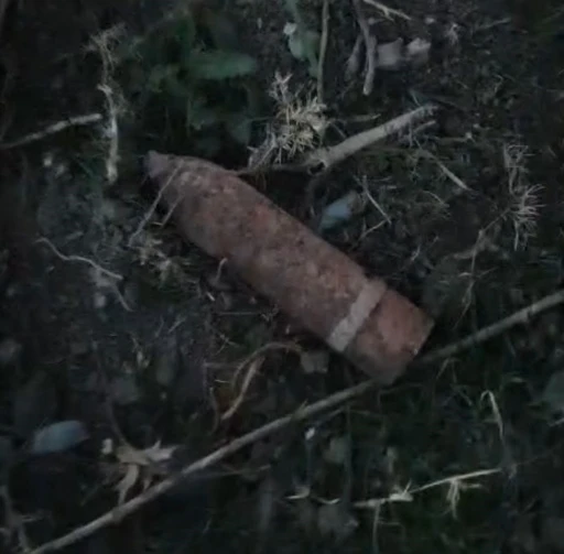 Haymana&rsquo;da 103 yıllık patlamamış top mermisi bulundu
