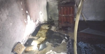 Hisarcık&rsquo;ta &ccedil;ıkan yangında alzaymır hastası yaşlı kadın hayatını kaybetti
