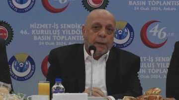 HİZMET-İŞ Genel Başkanı Arslan: "Kamu &Ccedil;er&ccedil;eve Protokol&uuml;&rsquo;nde ek protokol ile d&uuml;zenleme istiyoruz&rdquo;