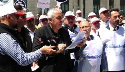 Hizmet-İş Sendikası&rsquo;ndan K&uuml;tahya Belediyesi &ouml;n&uuml;nde tepki: "İş barışını bozan uygulamalara son verin"
