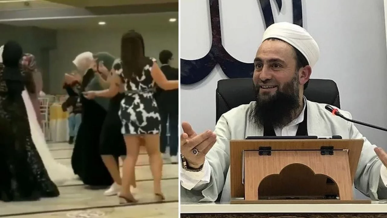 Hocadan kadınların d&uuml;ğ&uuml;nde oynamasına sert tepki! 