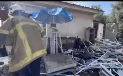 Hurda deposundaki LPG tankı patladı: 1 yaralı