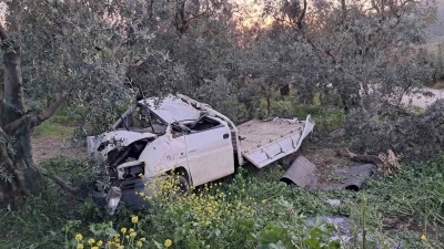 Bursa&rsquo;da hurdaya d&ouml;nen kamyonet