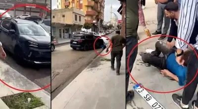 Husumetlisini aracıyla ezdi 