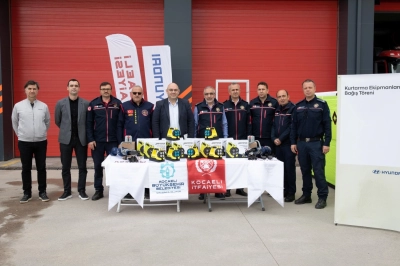 Hyundai&rsquo;den Kocaeli İtfaiyesi&rsquo;ne Ekipman Desteği