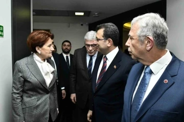 İBB Başkanı İmamoğlu ve ABB Başkanı Yavaş, İYİ Parti Genel Başkanı Akşener&rsquo;i ziyaret etti
