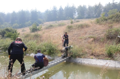 İBB Ekiplerinin Orman Yangınlarına M&uuml;dahale Desteği S&uuml;r&uuml;yor