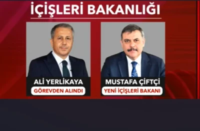İ&ccedil;işleri Bakanı Ali Yerlikaya yerine Mustafa &Ccedil;ift&ccedil;i atandı