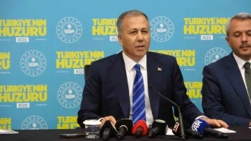 İ&ccedil;işleri Bakanı Yerlikaya: &ldquo;Talep cephesinde de biz sizlerden yardım ve ihbar istiyoruz&rdquo;
