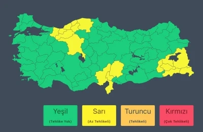 İ&ccedil;işleri Bakanlığından 18 il i&ccedil;in kar ve sağanak uyarısı