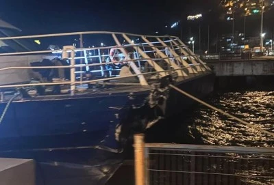  İDO deniz otob&uuml;s&uuml; Mudanya İskelesi&rsquo;ne &ccedil;arptı