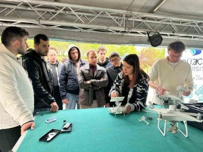 İHA kullanımını &ouml;ğrendiler
