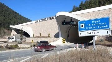 Ilgaz Dağı'na yapılan t&uuml;nel s&uuml;r&uuml;c&uuml;lere b&uuml;y&uuml;k kolaylık sağlıyor