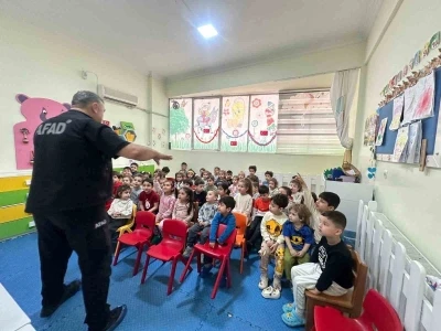 İncirliova&rsquo;da miniklere yangın ve afet eğitimi
