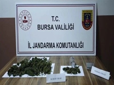 İneg&ouml;l'de y&uuml;ksek miktarda uyuşturucu ele ge&ccedil;irildi
