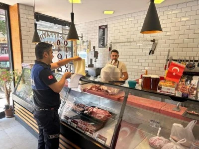 İneg&ouml;l zabıtadan kasap ve sakatat&ccedil;ılara denetim