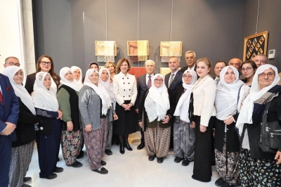 İpek Sanatının Zarafeti Bursa&rsquo;da Sergilendi