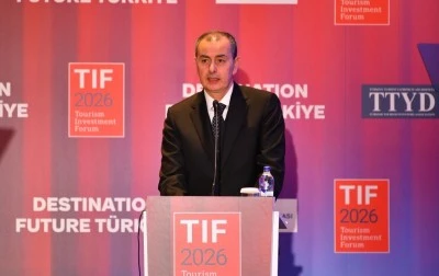 İş Bankası Genel M&uuml;d&uuml;r&uuml; Hakan Aran, Turizm Yatırım Forumu'nda konuştu