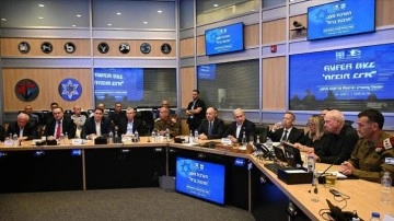 İsrail G&uuml;venlik Kabinesi toplandı