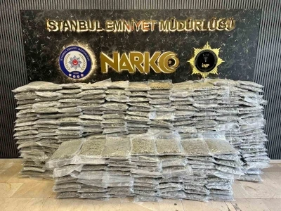 İstanbul&rsquo;da 409 kilo uyuşturucu ele ge&ccedil;irildi