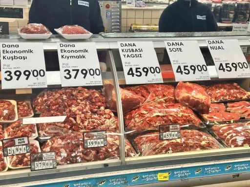İstanbul&rsquo;da bazı marketlerde et fiyatları Ramazan ayı boyunca sabitlendi

