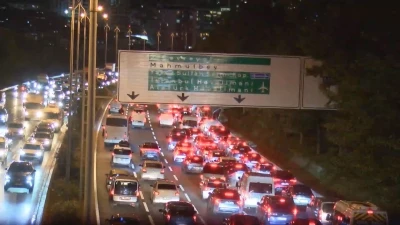 İstanbul'da trafik yoğunluğu y&uuml;zde 89'a ulaştı