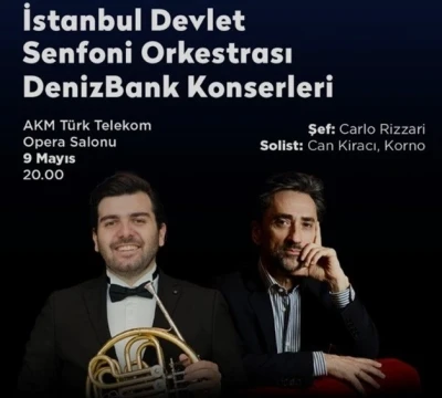 İstanbul Devlet Senfoni Orkestrası Denizbank Konserleri&rsquo;nde Carlo Rizzari ve Can Kiracı sahnede
