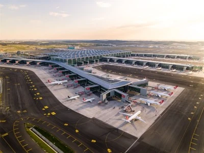 İstanbul Havalimanı'nın 4'&uuml;nc&uuml; ana pistinde &ccedil;alışmalarda son aşamaya gelindi