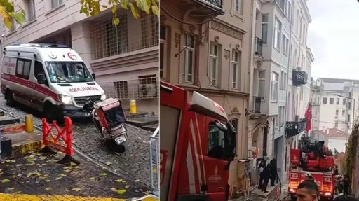 İstanbul Masonlar B&uuml;y&uuml;k Locası Derneği'nde yangın