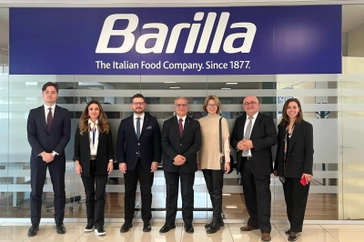 İtalya Ankara B&uuml;y&uuml;kel&ccedil;isi Barilla Bolu Fabrikasında Ziyaret Etti