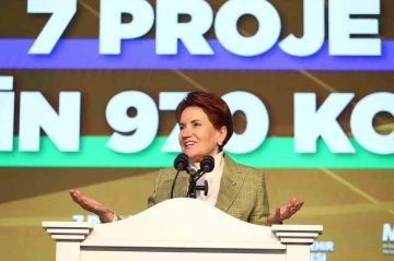 İYİ Parti Genel Başkanı Akşener: "&Ccedil;ılgın projelerin yapılma nedeni harama el uzatmak"
