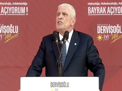 İYİ Parti Lideri Dervişoğlu: &Ouml;zg&uuml;rl&uuml;k maskesi takmış sinsi b&ouml;l&uuml;c&uuml;l&uuml;ğe bayrak a&ccedil;ıyorum