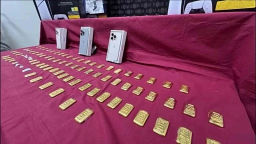 İzmir&rsquo;de 18 kilo 500 gram k&uuml;l&ccedil;e altın ele ge&ccedil;irildi
