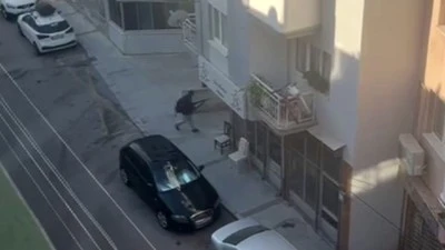 İzmir'de 2 polisin şehit olduğu saldırının g&ouml;r&uuml;nt&uuml;leri