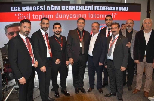 İzmir&rsquo;deki Ağrılılar bir d&ouml;nem daha Tekin Yal&ccedil;ın dedi
