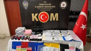 İzmir'deki operasyonda yaklaşık 1 milyar liralık naylon fatura ele ge&ccedil;irildi
