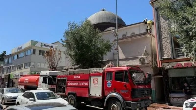 İznik'te cami yangını