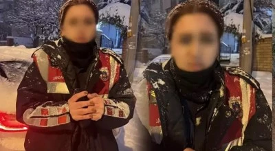 Jandarma kıyafetiyle yakalanan kadın: Kendimi g&uuml;vende hissediyorum