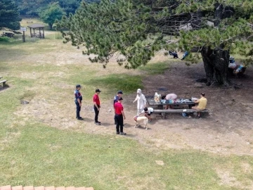 Jandarma yangınlara karşı Uludağ&rsquo;da tedbirleri arttırdı