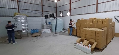 Jandarmadan sahte i&ccedil;ki &uuml;retim deposuna operasyon