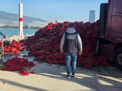 Ka&ccedil;ak avlanan 27 ton kara midye ele ge&ccedil;irildi