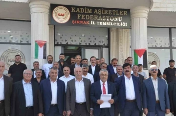 Kadim Aşiretler Federasyonu&rsquo;ndan İsrail&rsquo;e tepki
