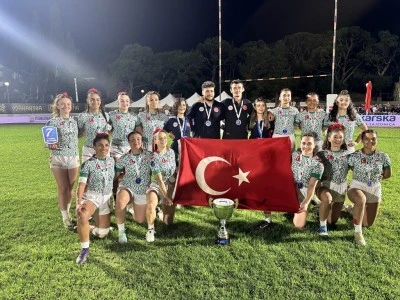 Kadın 7&rsquo;li Ragbi Milli Takımı namağlup şampiyon oldu