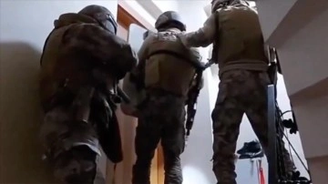 Kafes-29 operasyonlarında 2 b&ouml;lgesel su&ccedil; &ouml;rg&uuml;t&uuml; &ccedil;&ouml;kertildi